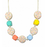 Chewy Necklace - Donuts - Rainbow