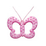 Chewy Pendant | Butterfly Metallic Pink