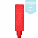 Chewy Pencil Topper 2 Pack | Building Block Red