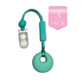 Chewy Shirt Saver Pk3 | Clip On | Circle Turquoise