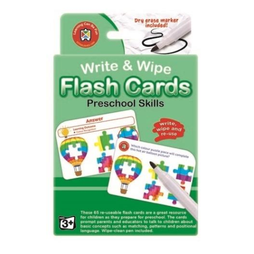 Write and Wipe Flash Cards
