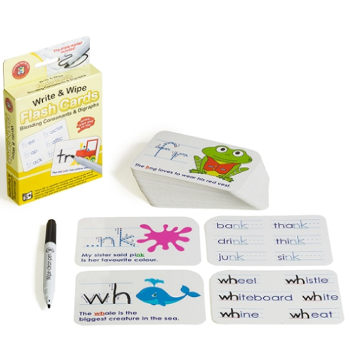 Write and Wipe Flash Cards