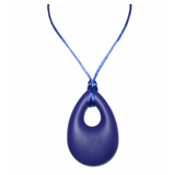 Chewy Pendant | Teardrop Navy Blue