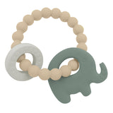 Silicone Elephant Teether | Sage