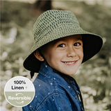 Kids Reversible Sun Hat - Billie/Ebony
