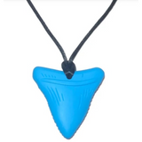 Chewy Pendant | Shark Tooth Blue