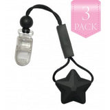 Chewy Shirt Saver Pk3 | Clip On | Star Black