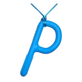 Chewy Pendant | Textured P Light Blue