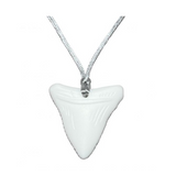 Chewy Pendant | Shark Tooth White