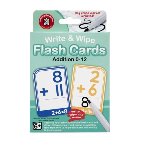 Write and Wipe Flash Cards