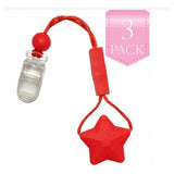 Chewy Shirt Saver Pk3 | Clip On | Star Red
