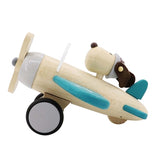 Retro Plane With Cute Dog Driver