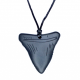 Chewy Pendant | Shark Tooth Black