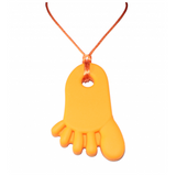 Chewy Pendant | Foot Orange