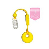 Chewy Shirt Saver Pk3 | Clip On | Circle Yellow