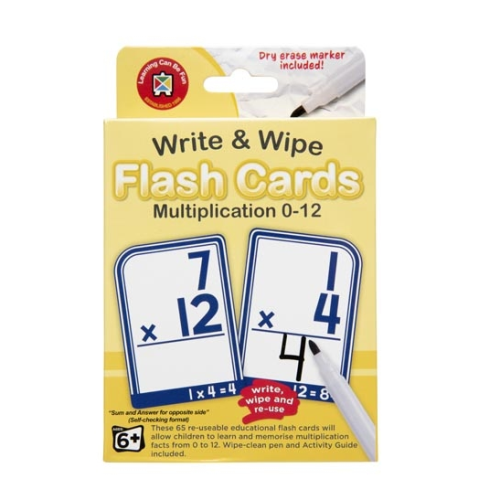 Write and Wipe Flash Cards