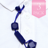 Chewy Shirt Saver Pk3 | Button Hole | Hex Navy