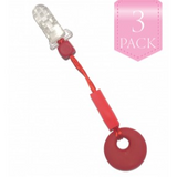 Chewy Shirt Saver Pk3 | Clip On | Circle Red