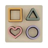 Silicone Shape Puzzle - Rose