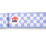 Ems for Baby Earmuffs - Blue/White on White