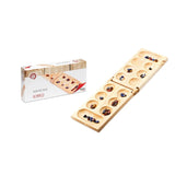 Mancala | Wooden with Polished Gemstones