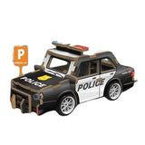 Pull Back Puzzle DIY Vehicle | Police Car