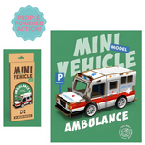 Pull Back Puzzle DIY Vehicle | Ambulance