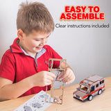 Pull Back Puzzle DIY Vehicle | Police Car