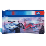 Spencil Pencil Case Twin Zip Rectangle | Flying Cars