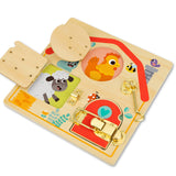 Latches Activity Wooden Puzzle Board