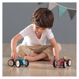 Retro Racing Car | Blue