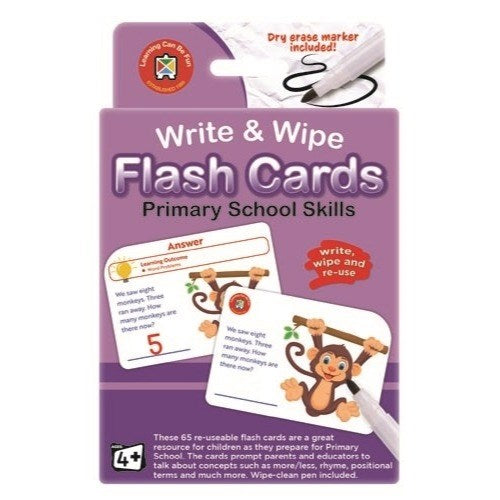 Write and Wipe Flash Cards