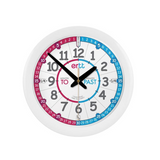 EasyRead Time Teacher Wall Clock - Red/Blue