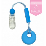 Chewy Shirt Saver Pk3 | Clip On | Circle Light Blue