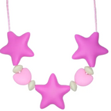 Chewy Necklace | Stars Pink