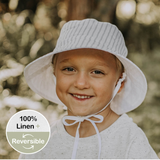 Kids 'Explorer' Reversible Classic Bucket | Finley/Blanc
