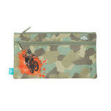 Spencil Pencil Case Twin Zip Rectangle | Camo Biker