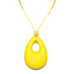 Chewy Pendant | Teardrop Yellow