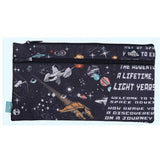 Spencil Pencil Case Twin Zip Rectangle | Space Adventure