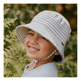 Kids Classic Bucket Hat | Grey Stripe