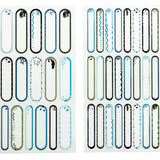 Spencil Iron On Name Labels | Cool Blues
