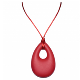 Chewy Pendant | Teardrop Red