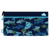 Spencil Pencil Case Twin Zip Rectangle | Robo Shark