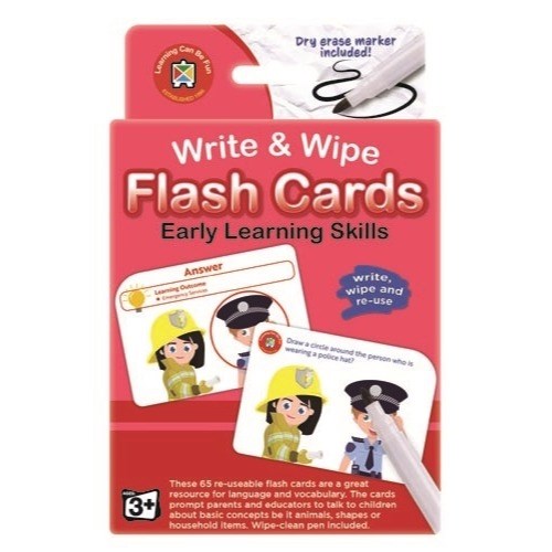 Write and Wipe Flash Cards