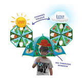 Kids Colour Changing Umbrella with See Through Windows | Crocodile