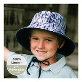 Kids 'Explorer' Reversible Classic Bucket Sun Hat | Shiboro/Indigo