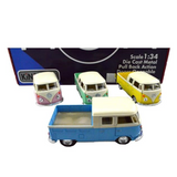 Pull-Back Die Cast Combi Ute - Pastel