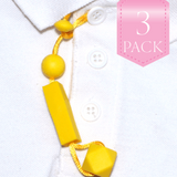 Chewy Shirt Saver Pk3 | Button Hole | Hex Yellow