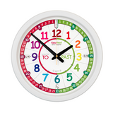 EasyRead Time Teacher Classroom Clock - Rainbow