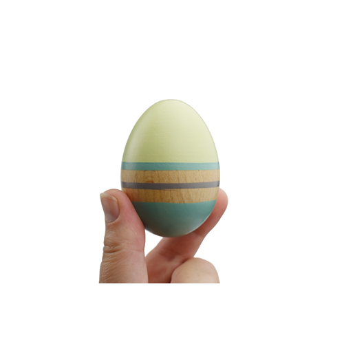 Calm and Breezy | Wooden Egg Shaker